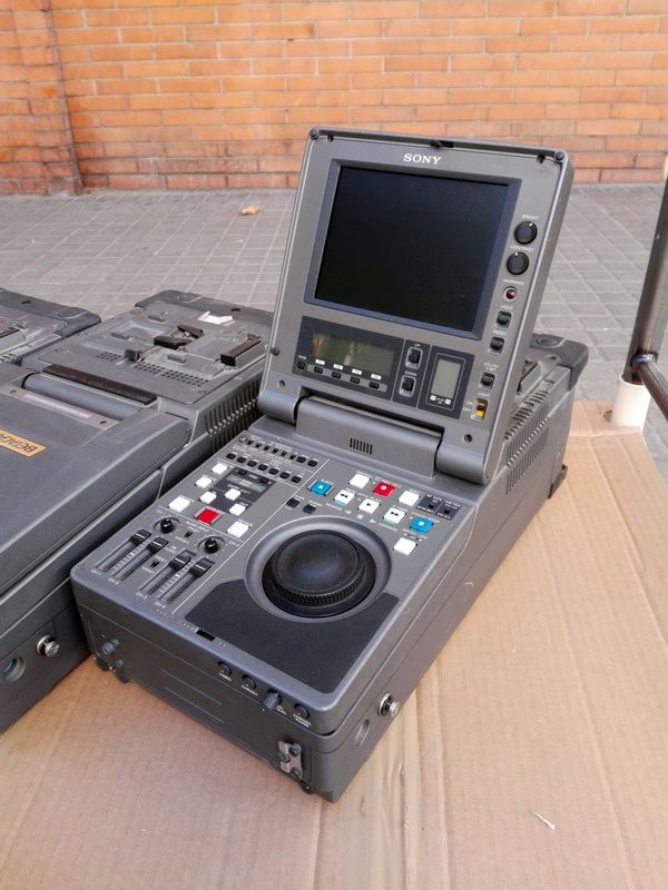 video cassette recorder sony betacam sx plastico metal func 14-33x44x20.5 5u